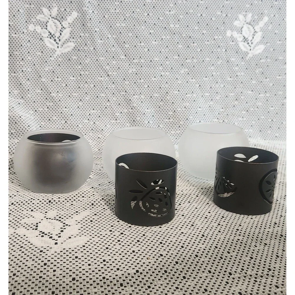 Partylite Shawdow Lights Lantern Retired NIB P8507